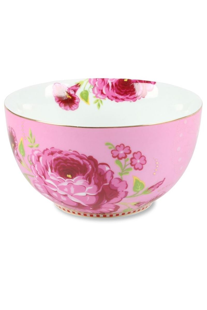 Color Relation Product S Floral bowl pink