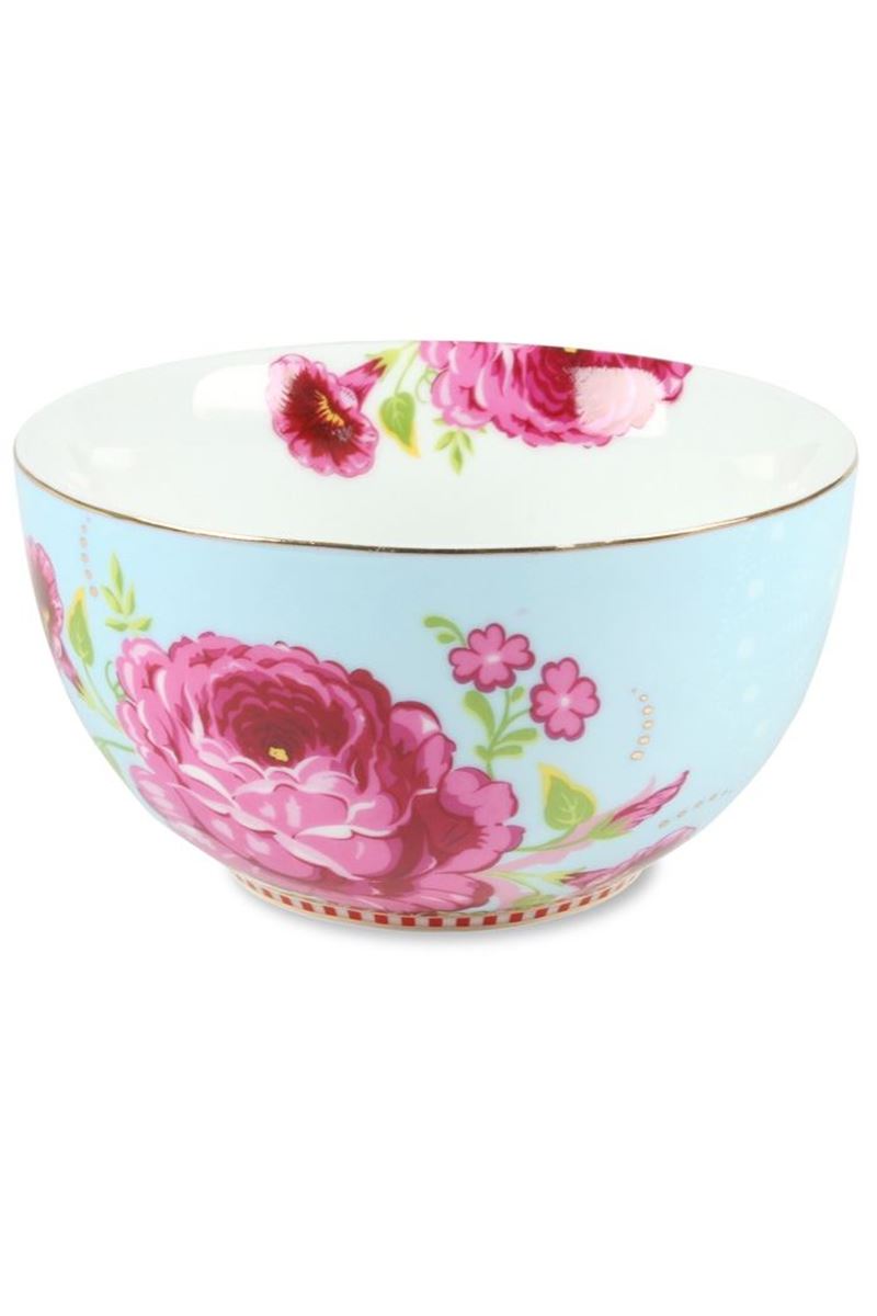 Color Relation Product S Floral bowl blue