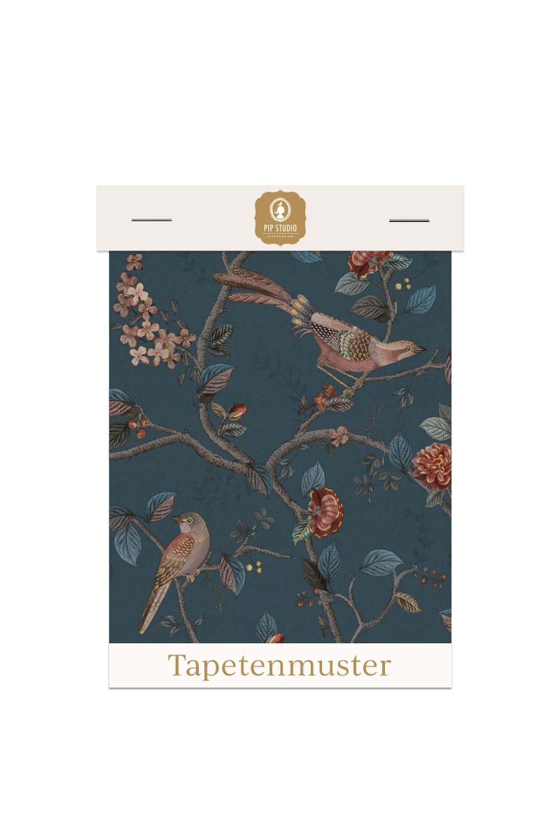 Color Relation Product Tapetenmuster Good Nightingale Dunkelblau