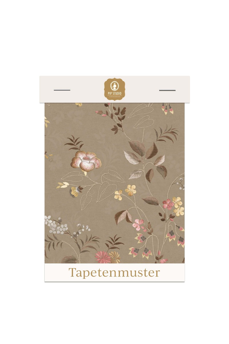 Color Relation Product Tapetenmuster Tokyo Blossom Khaki