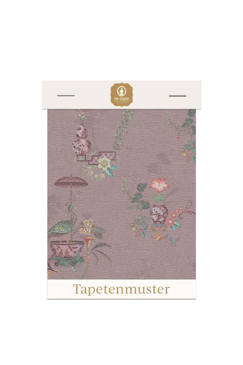 Color Relation Product Tapetenmuster Chinese Porcelain Mauve