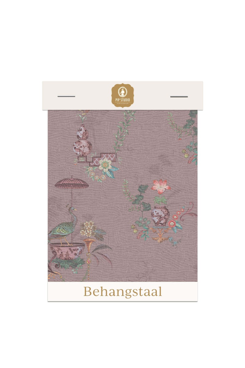 Color Relation Product Behangstaal Chinese Porcelain Mauve