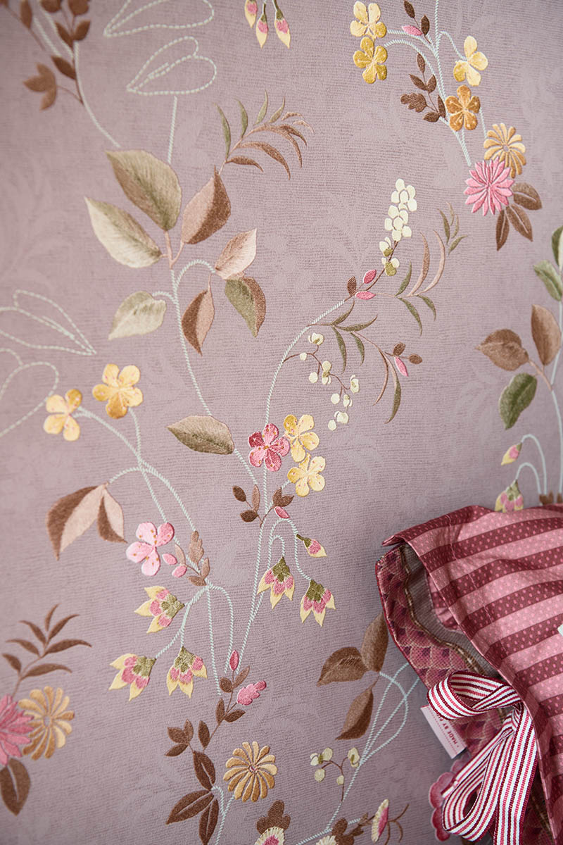 Color Relation Product Pip Studio Tokyo Blossom Non-Woven Wallpaper Pink Mauve