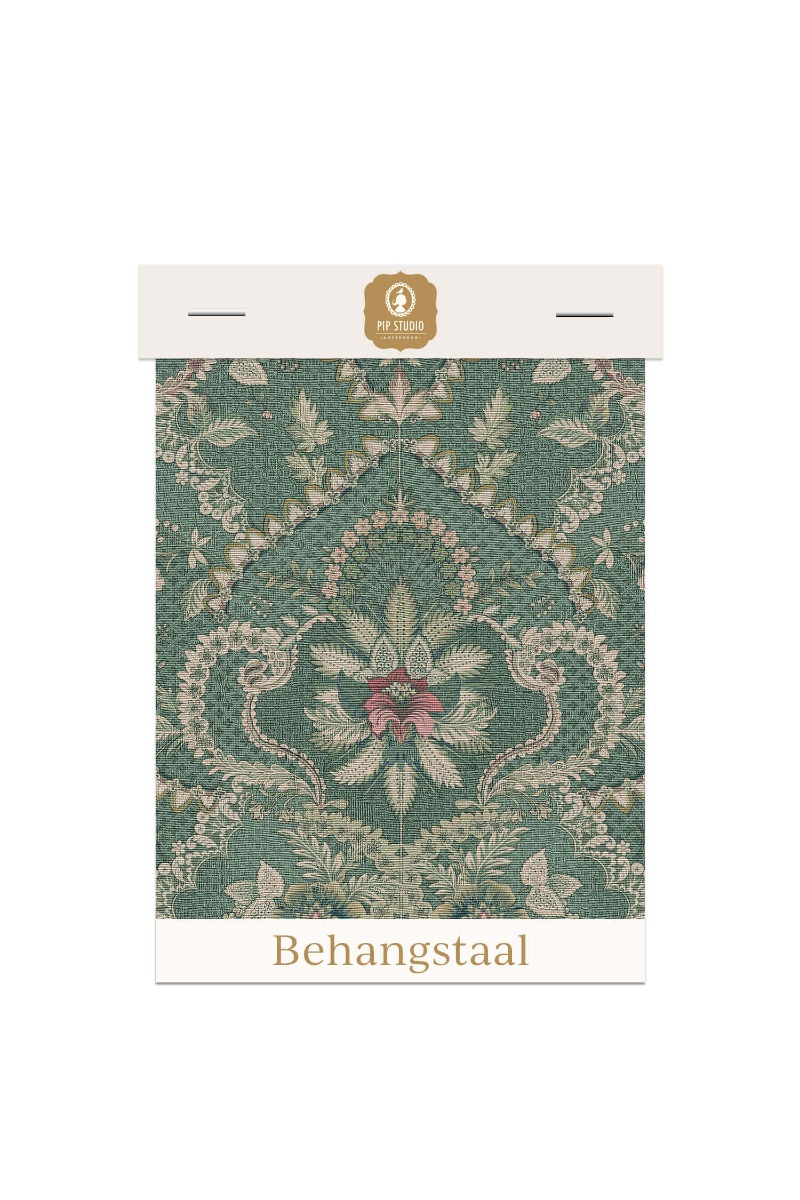 Color Relation Product Behangstaal Saluti Groen