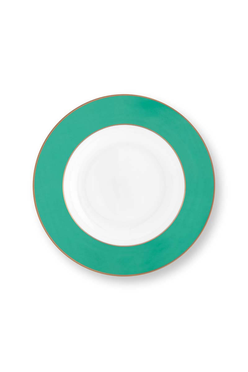 Color Relation Product Pip Chique Deep Plate Green 23.5cm