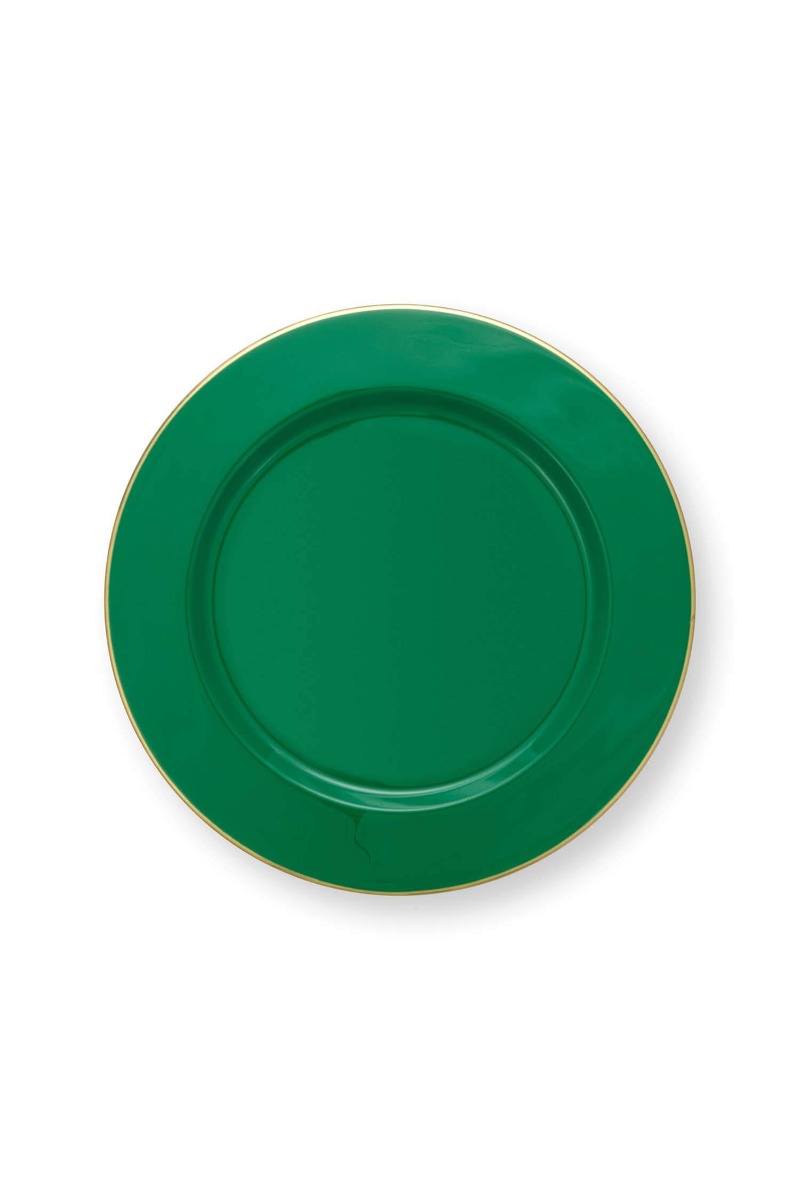 Color Relation Product Metal Plate Dark Green 32cm
