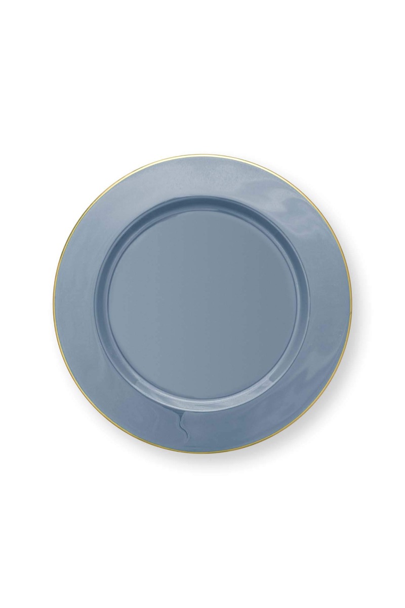 Color Relation Product Metal Plate Light Blue 32cm