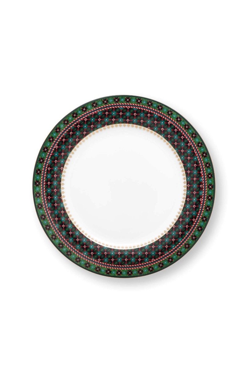 Pip Studio Dinerbord Clover Groen 26.5cm