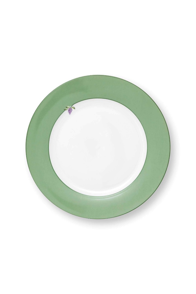 Color Relation Product Dinner Plate Lily&Lotus Uni Light Green 26.5cm