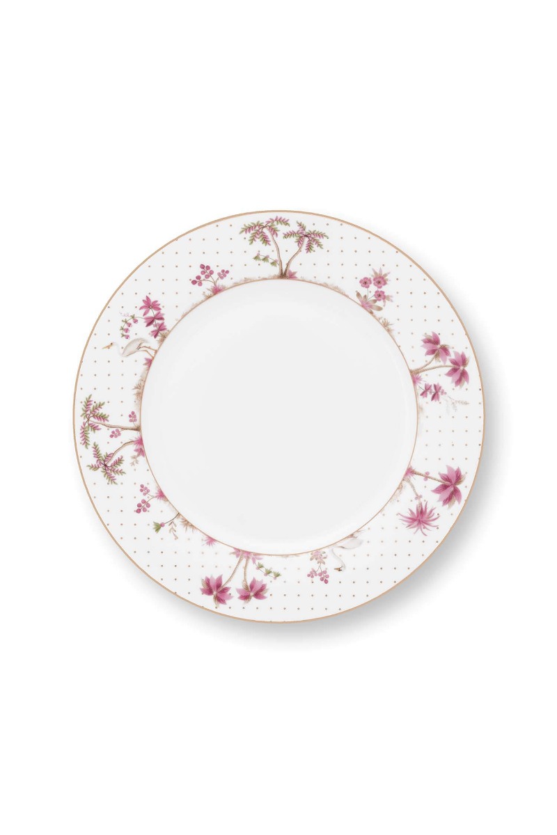 Color Relation Product Dinner Plate Jolie Dots Gold Pink 26.5cm