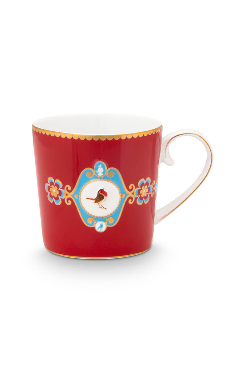 Color Relation Product Love Birds Mug Small Red