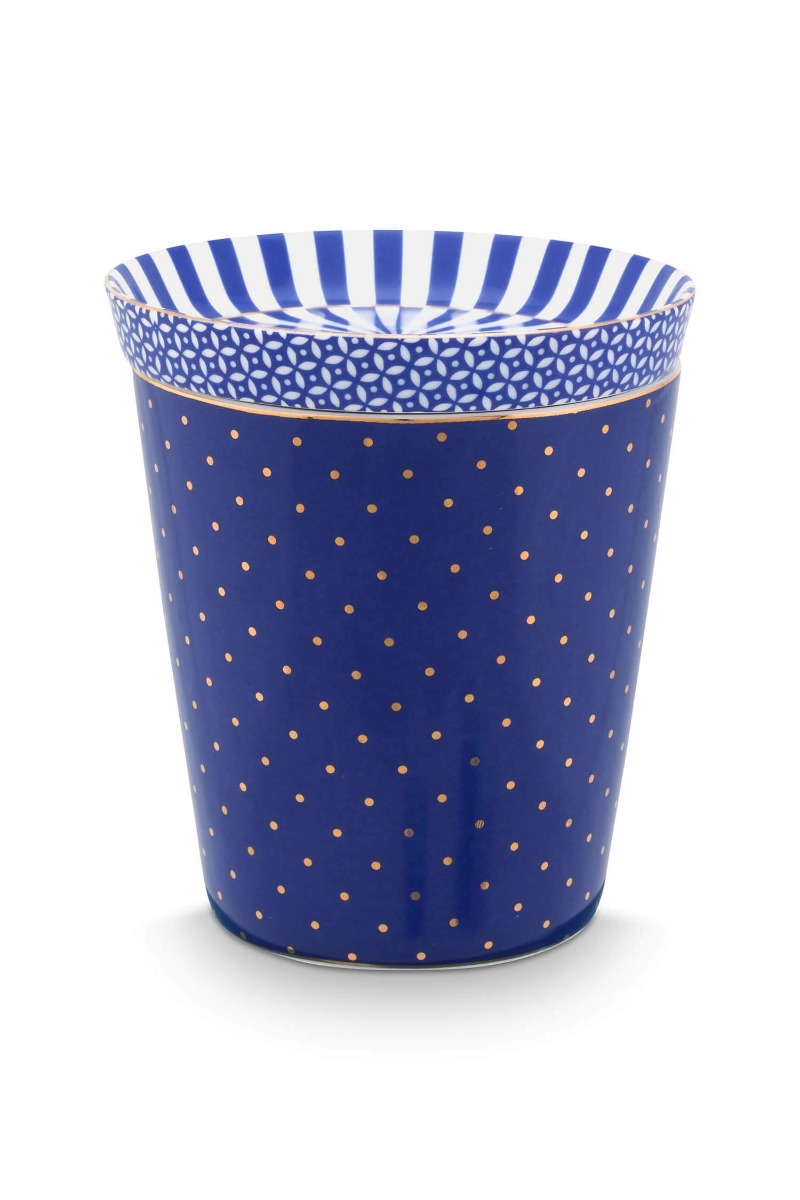 Color Relation Product Royal Stripes Mug Dots & Tea Tip Blue