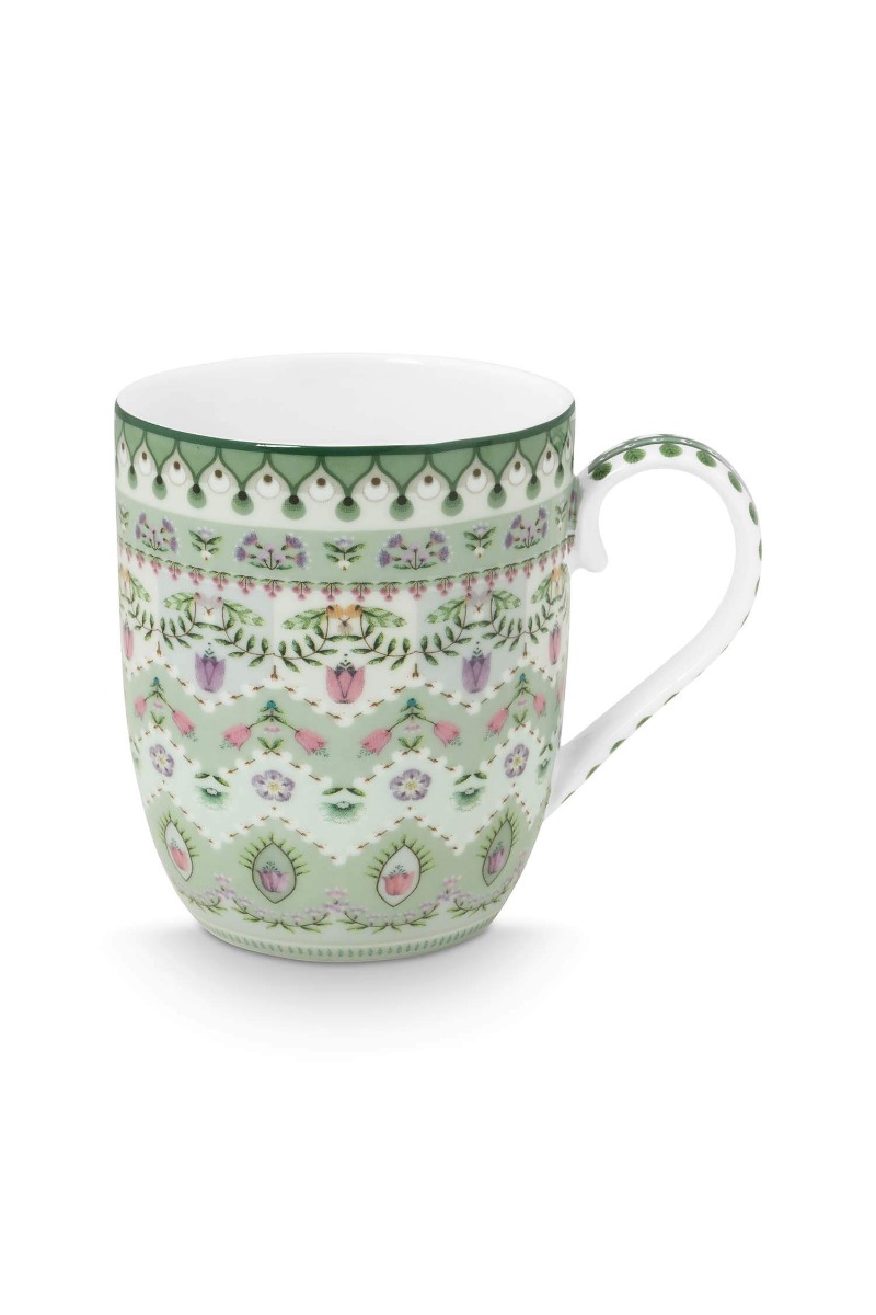 Color Relation Product Mug Small Lily & Lotus Moon Delight Light Green