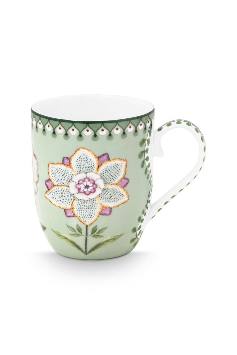 Color Relation Product Mug Small Lily&Lotus Light Green