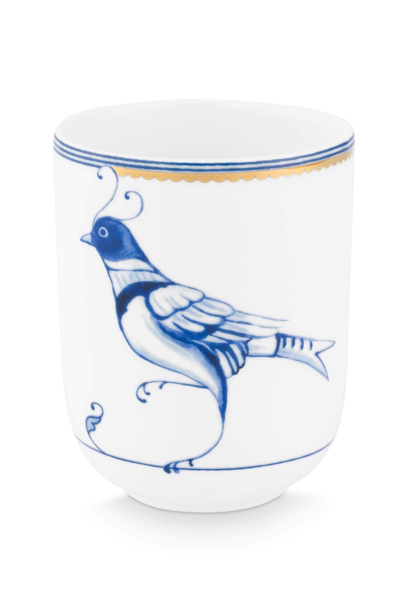 Pip Studio Mok Pip & The Blue Bird Wit 250ml - Officiële Webshop