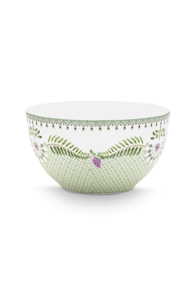 Color Relation Product Bowl Lily&Lotus Tiles Light Green 15cm