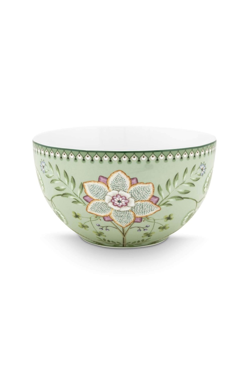 Color Relation Product Bowl Lily&Lotus Light Green 18cm