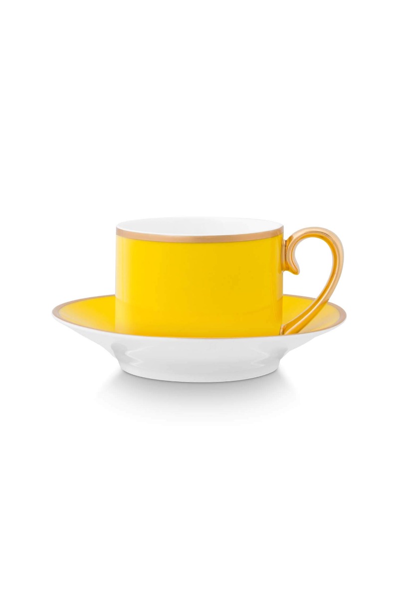 Color Relation Product Pip Chique Espresso Cup & Saucer Yellow