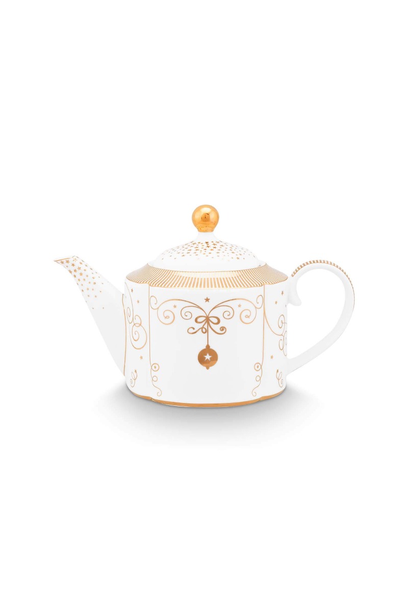 Pip Studio Teapot Small Royal Winter White 900ml