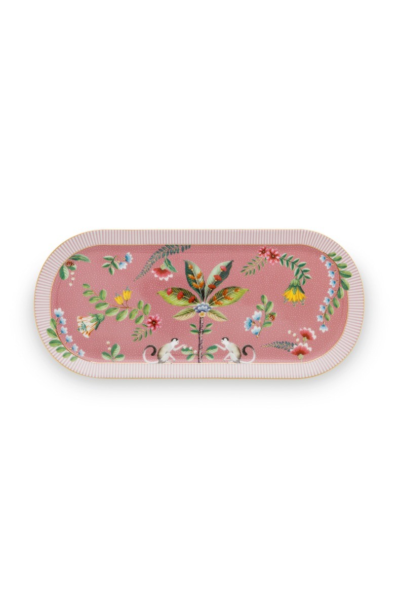 Color Relation Product La Majorelle Cake Tray Rectangular Pink
