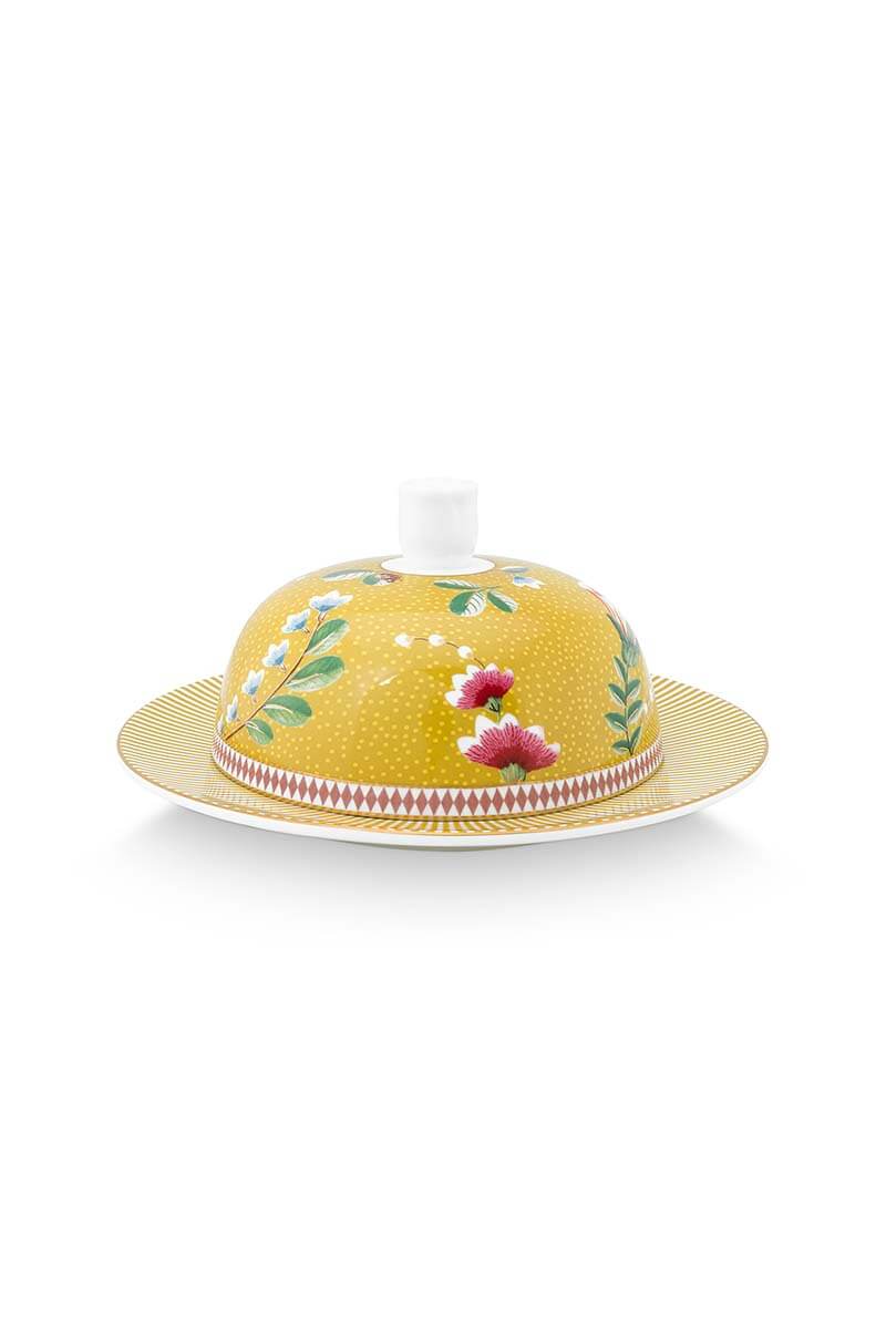 Color Relation Product La Majorelle Butter Dish Round Yellow