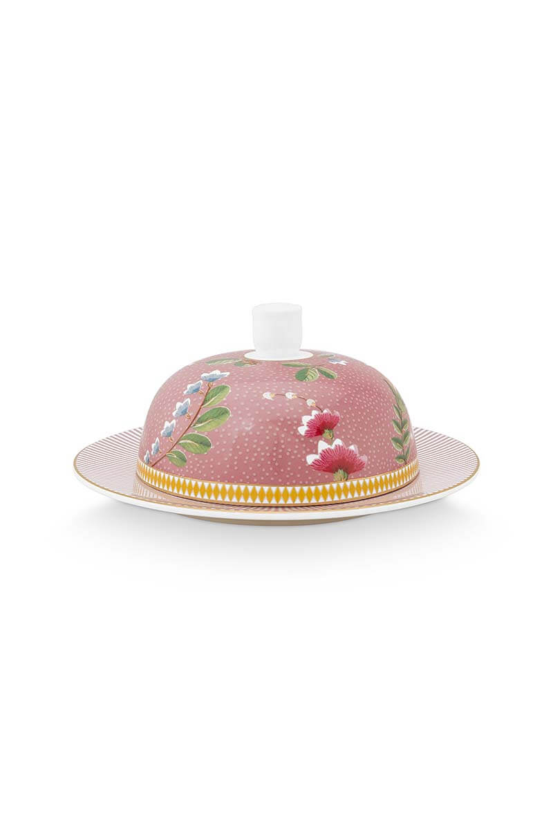 Color Relation Product La Majorelle Butter Dish Round Pink