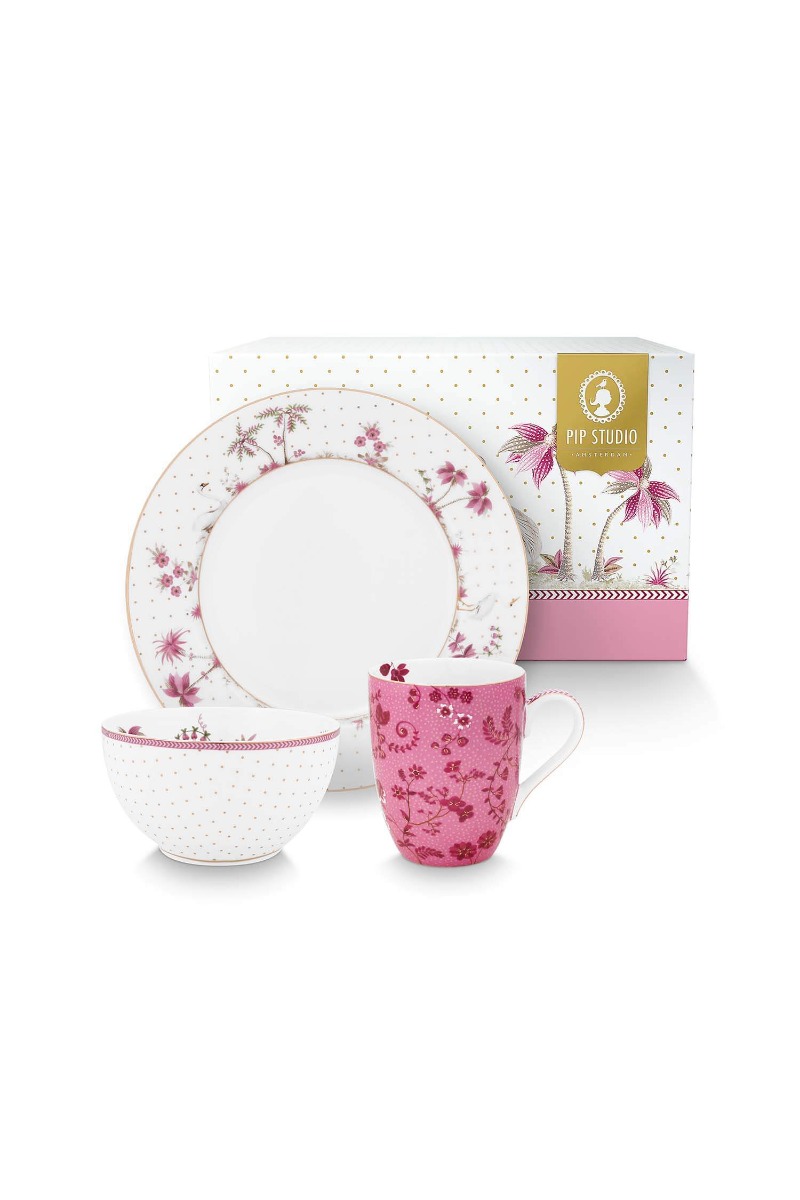 Color Relation Product Breakfast Set Jolie Pink