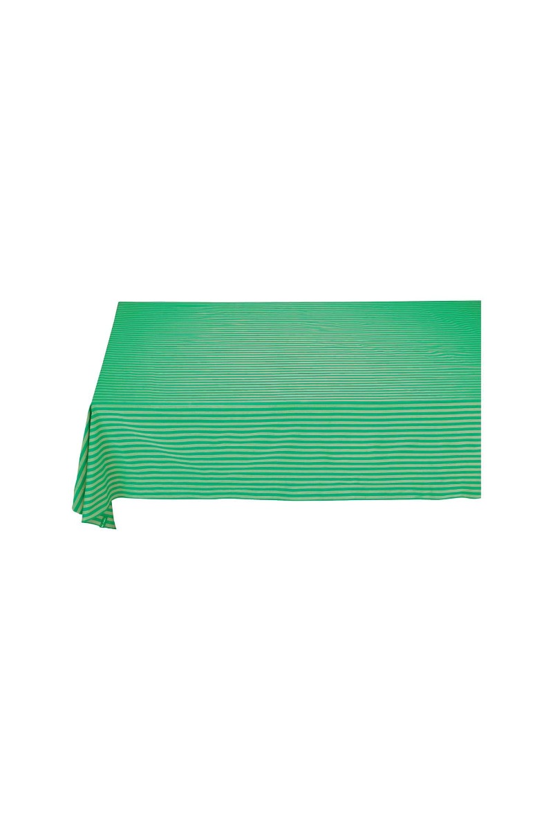 Color Relation Product Stripes Tablecloth Green