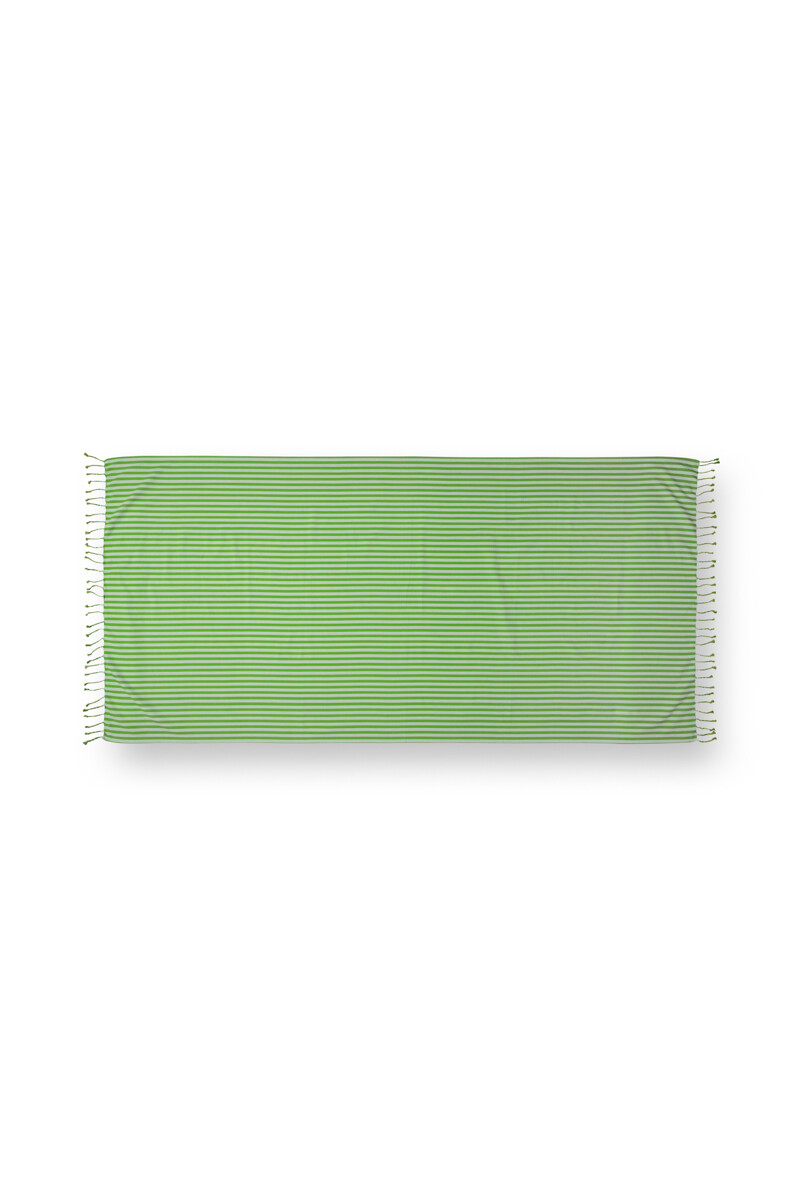 Color Relation Product Hamam-Handtuch Sumo Stripe Grün
