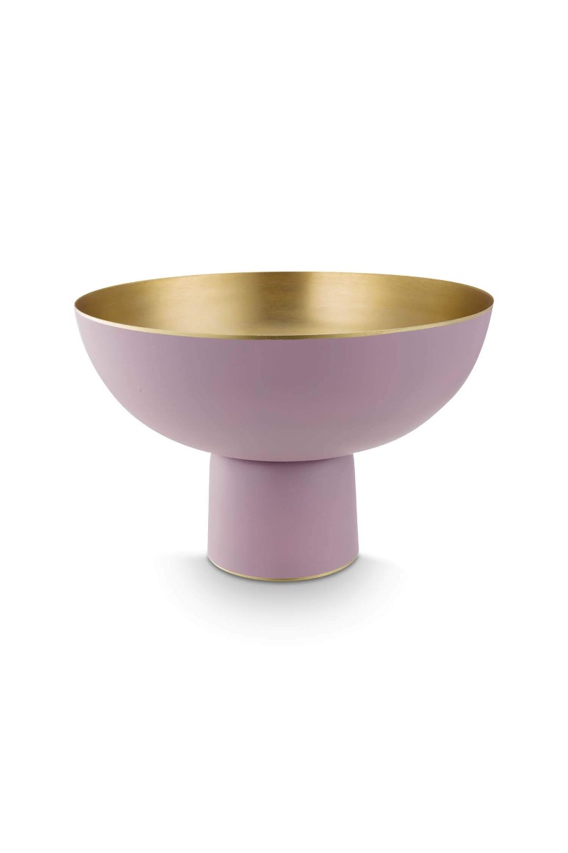 Color Relation Product High Tray Metal Matt Lilac 20cm