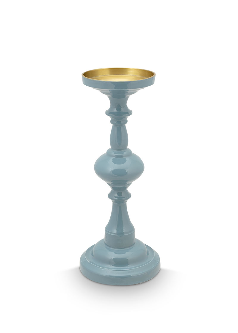 Color Relation Product Candle Holder Blue 34 Cm
