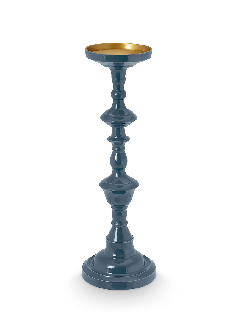 Color Relation Product Candle Holder Dark Blue 46 Cm
