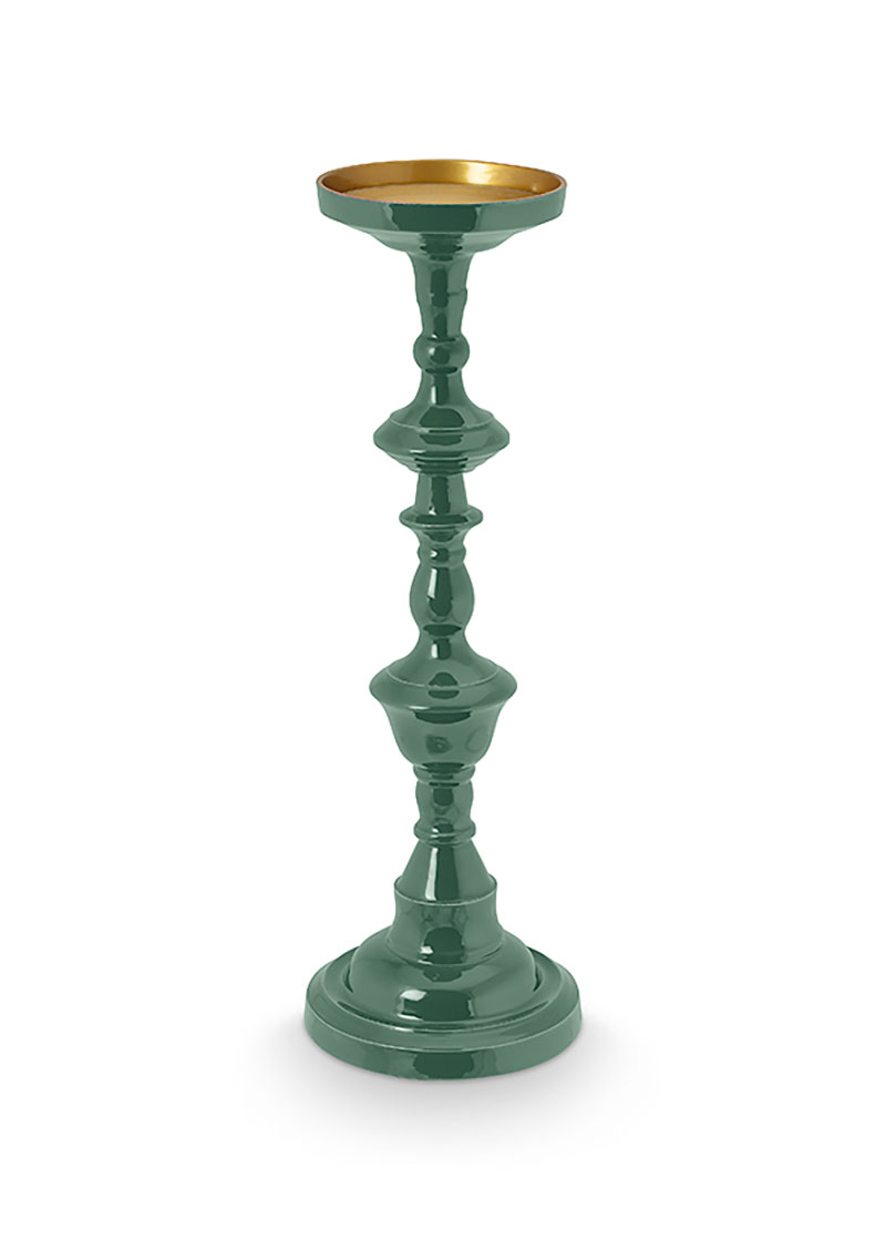 Color Relation Product Candle Holder Dark Green 46 Cm
