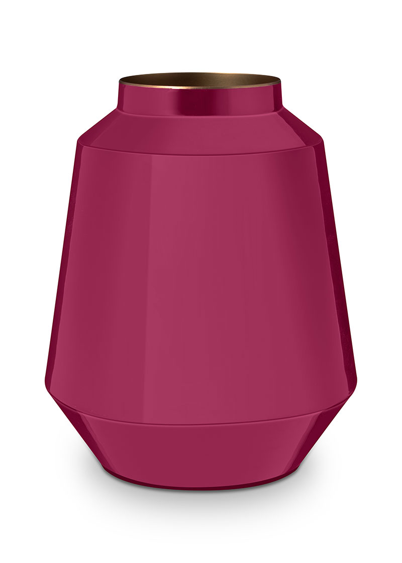 Color Relation Product Metal Vase Pink 29 Cm