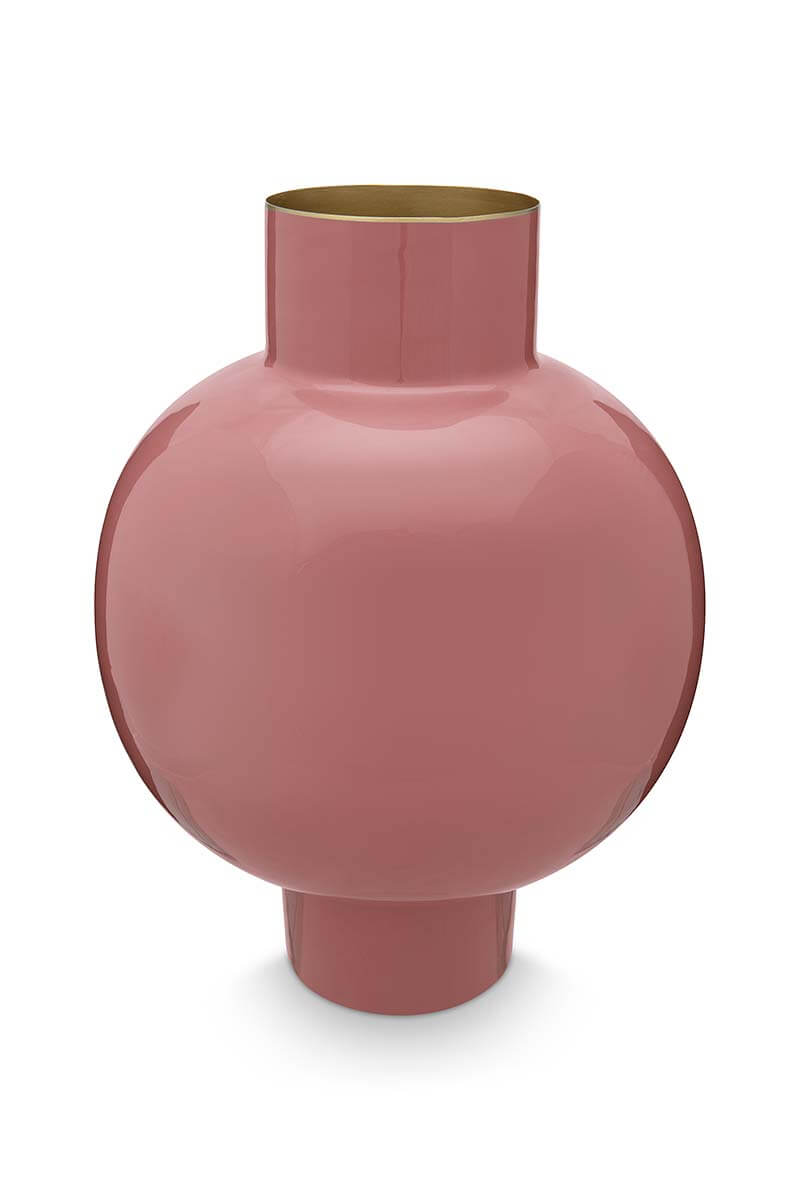 Color Relation Product Metal Vase Pink 42cm
