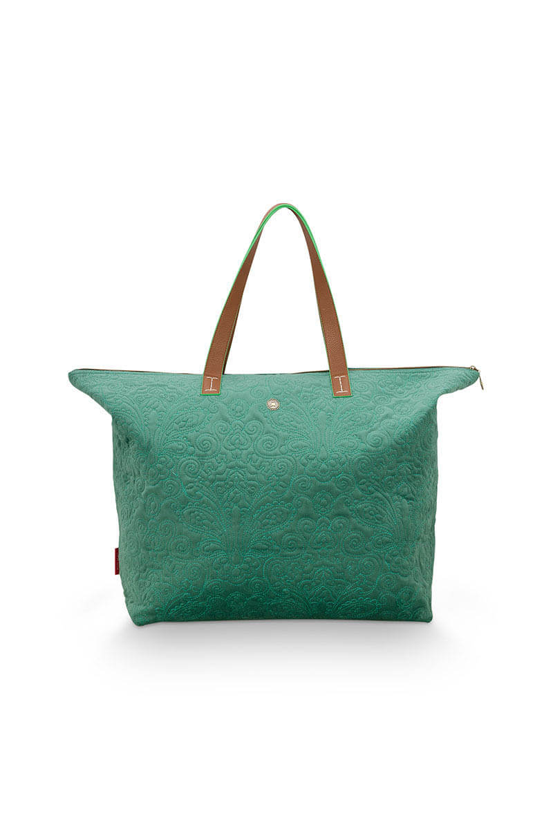 Color Relation Product Tote Bag Velvet Quiltey Days Green