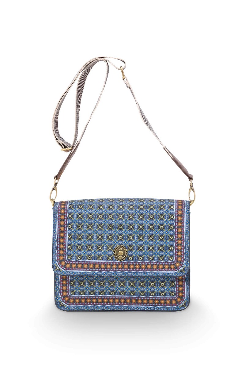 Color Relation Product Cross Body Small Clover Blue
