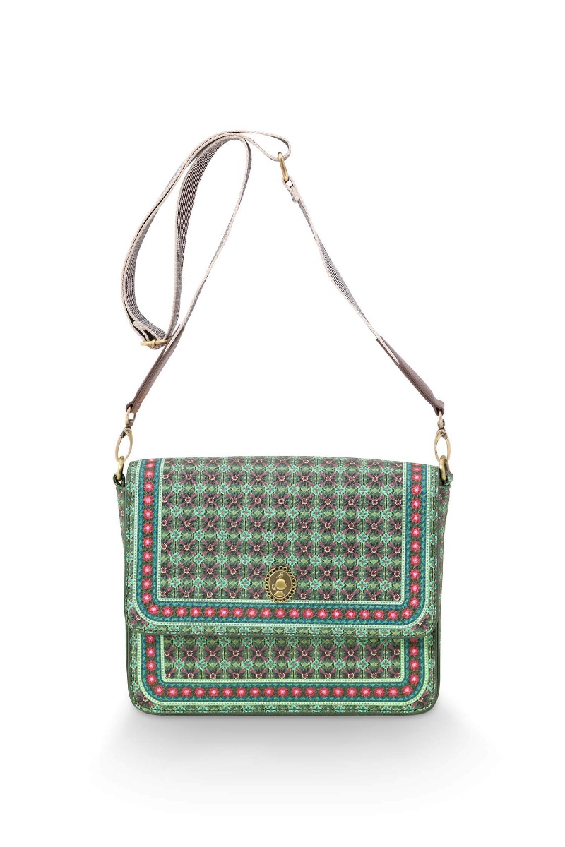 Color Relation Product Cross Body Small Clover Green