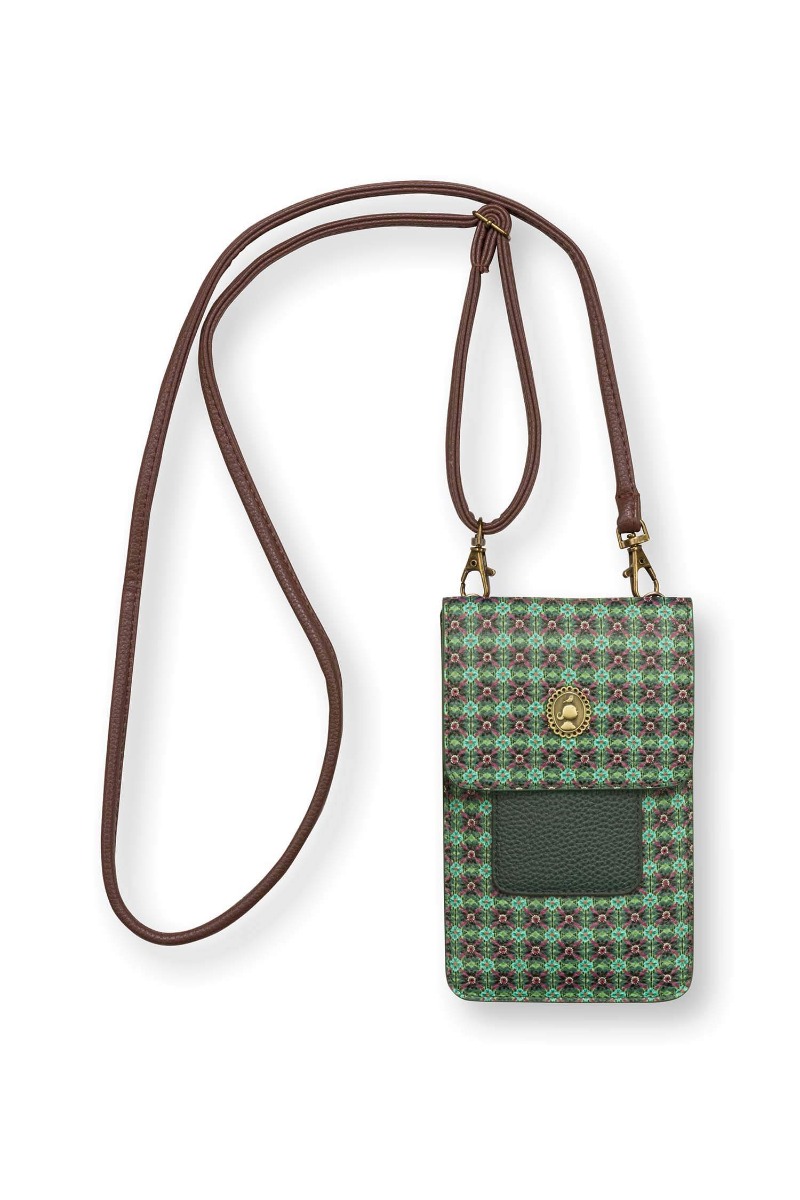 Color Relation Product Phone Bag Small Clover Green