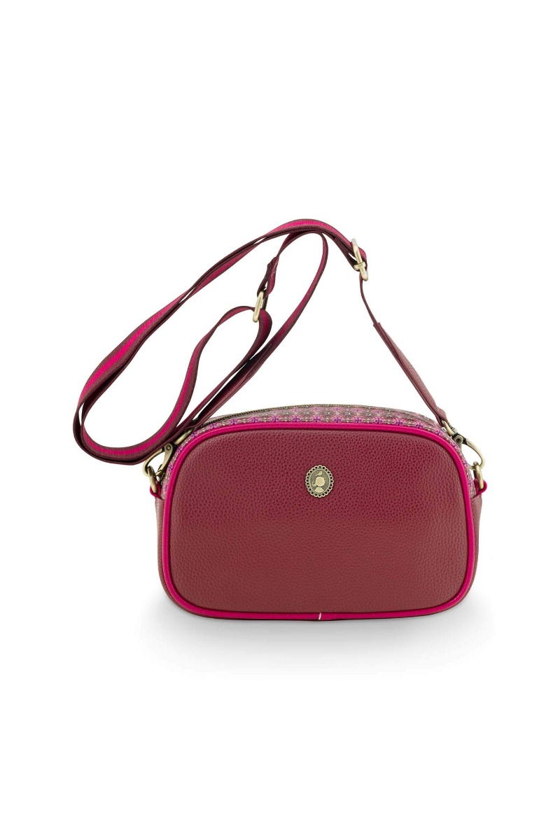 Color Relation Product Cross Body Small Uni Red