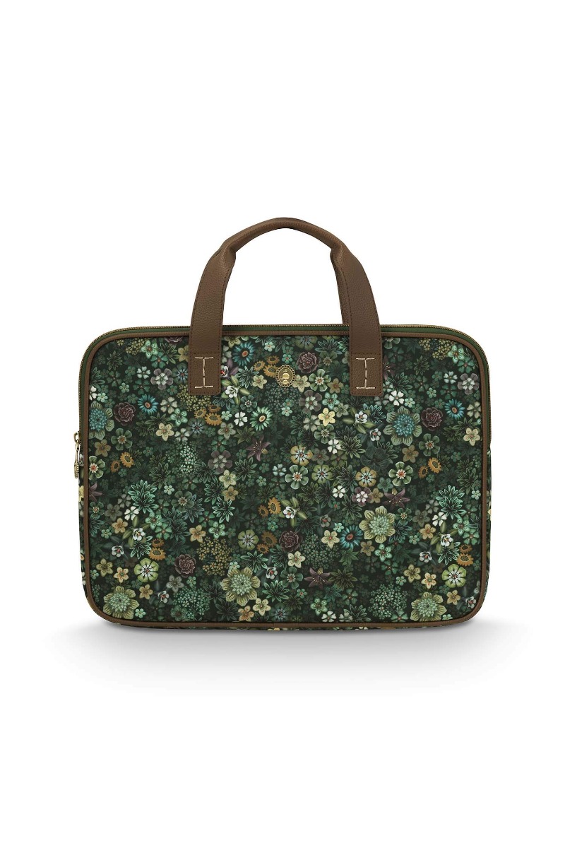 Color Relation Product Olivia Laptoptasche Tutti i Fiori Grün