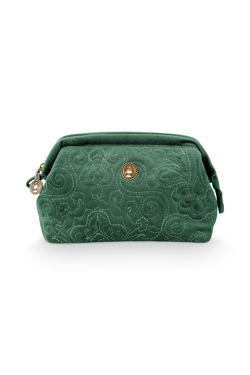 Color Relation Product Cosmetic Purse Small Quiltey Days Green