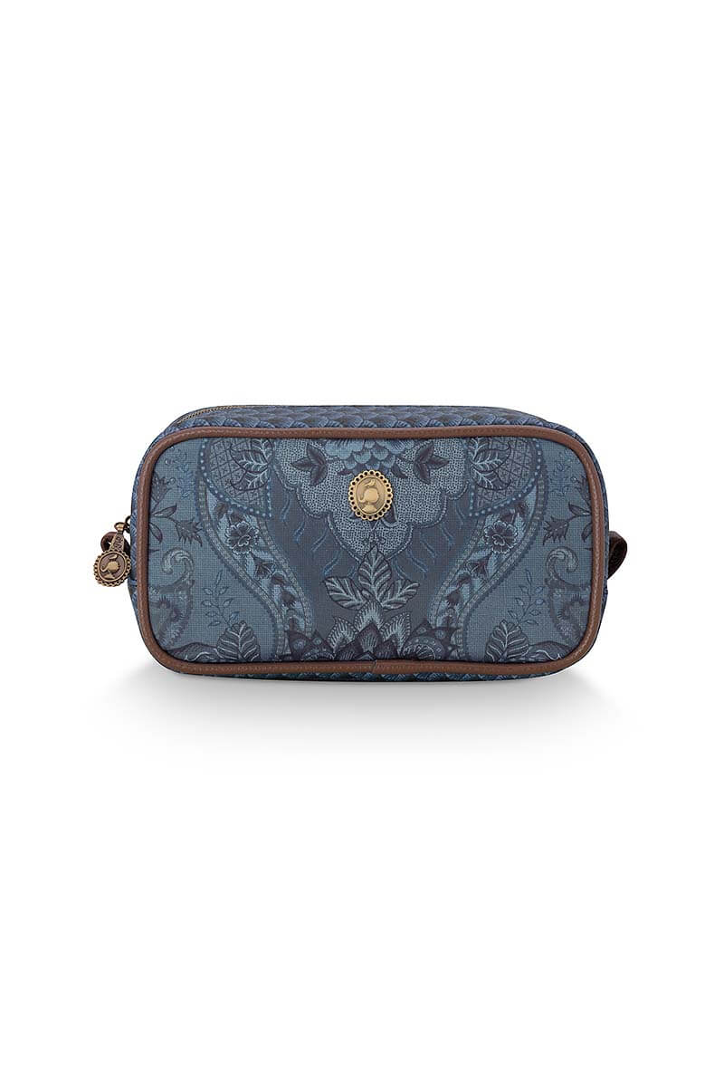 Color Relation Product Cosmetic Bag Square Small Kyoto Festival Blue