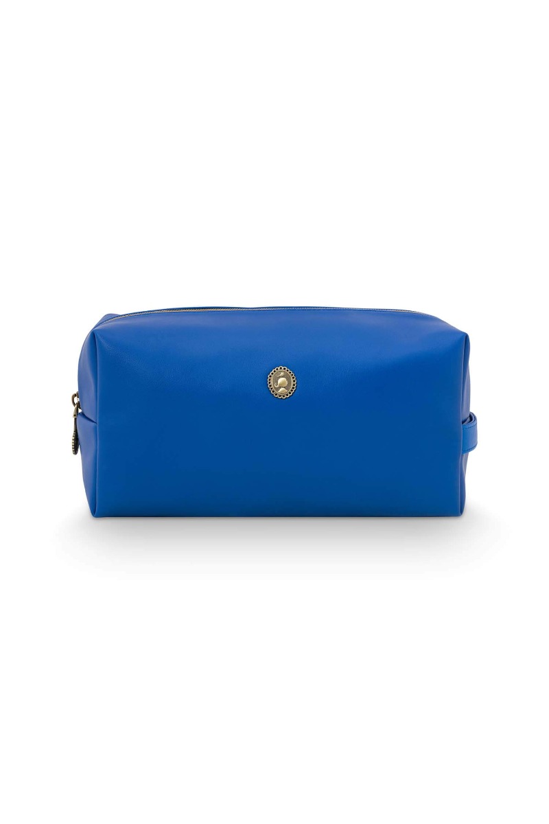 Color Relation Product Cosmetic Bag Medium Uni Blue
