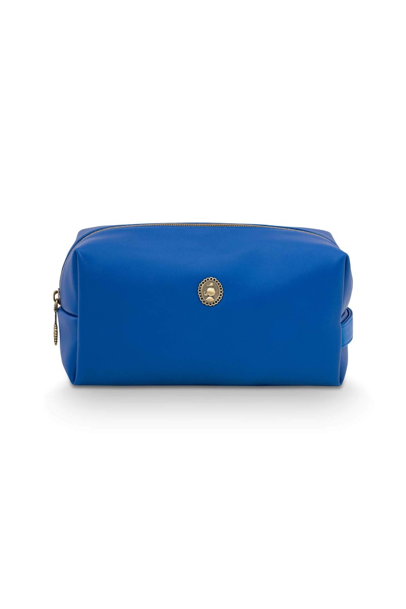Color Relation Product Cosmetic Bag Large Uni Blue