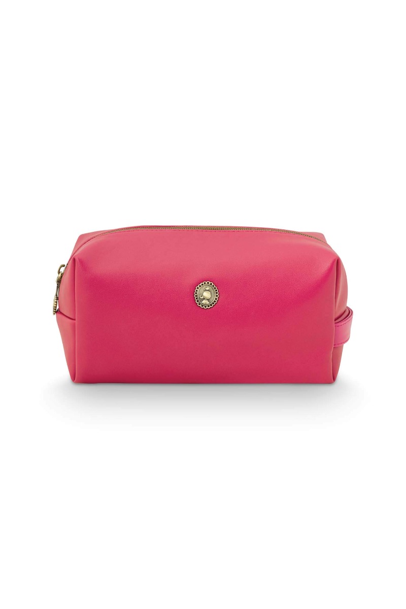 Color Relation Product Cosmetic Bag Large Uni Pink