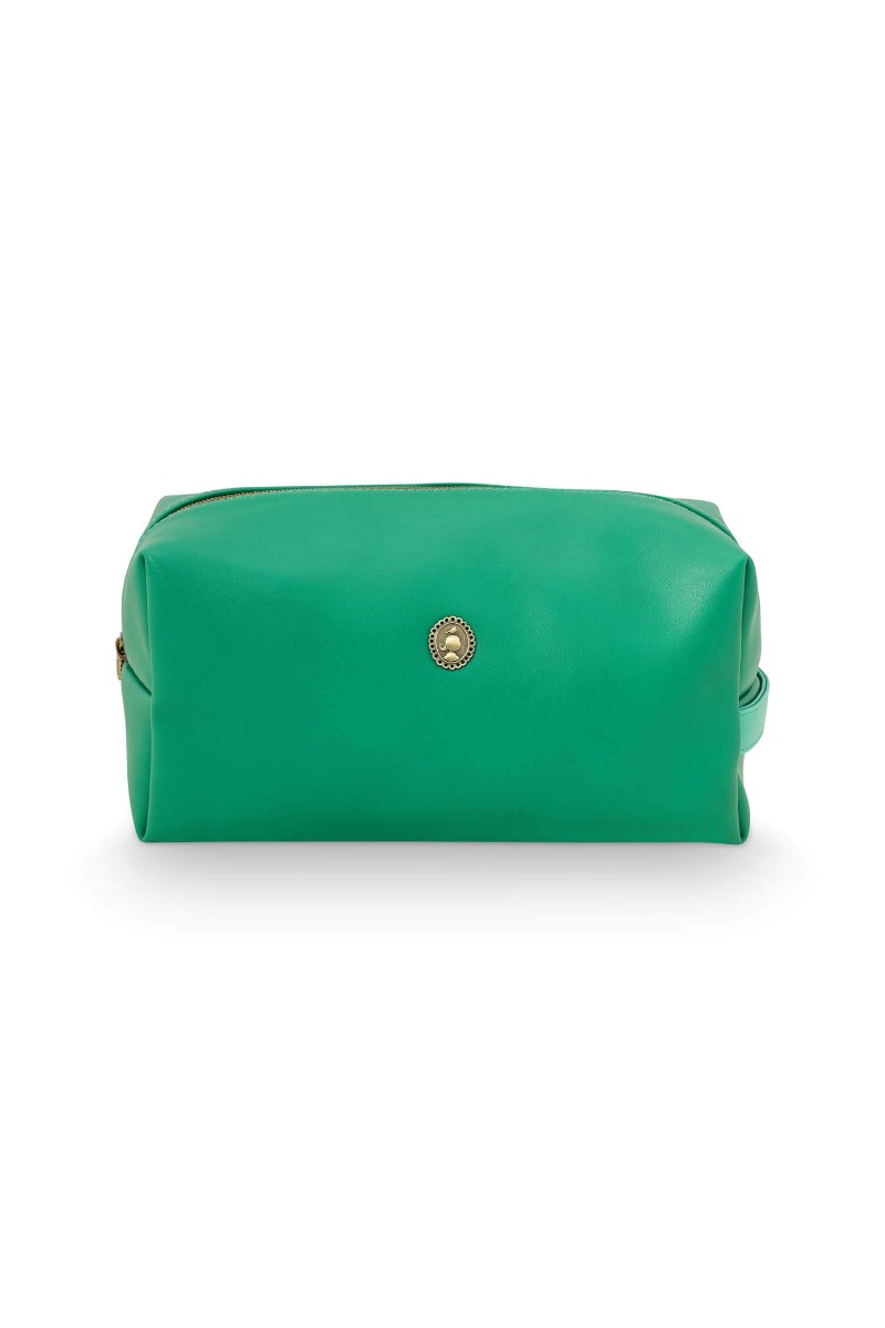 Color Relation Product Cosmetic Bag Medium Uni Green