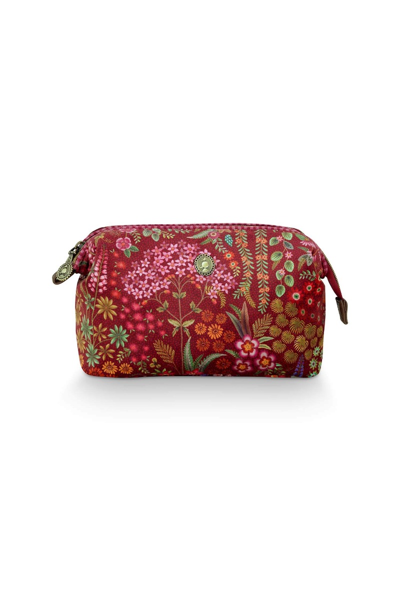 Color Relation Product Cooper Cosmetic Purse Medium Querida Red