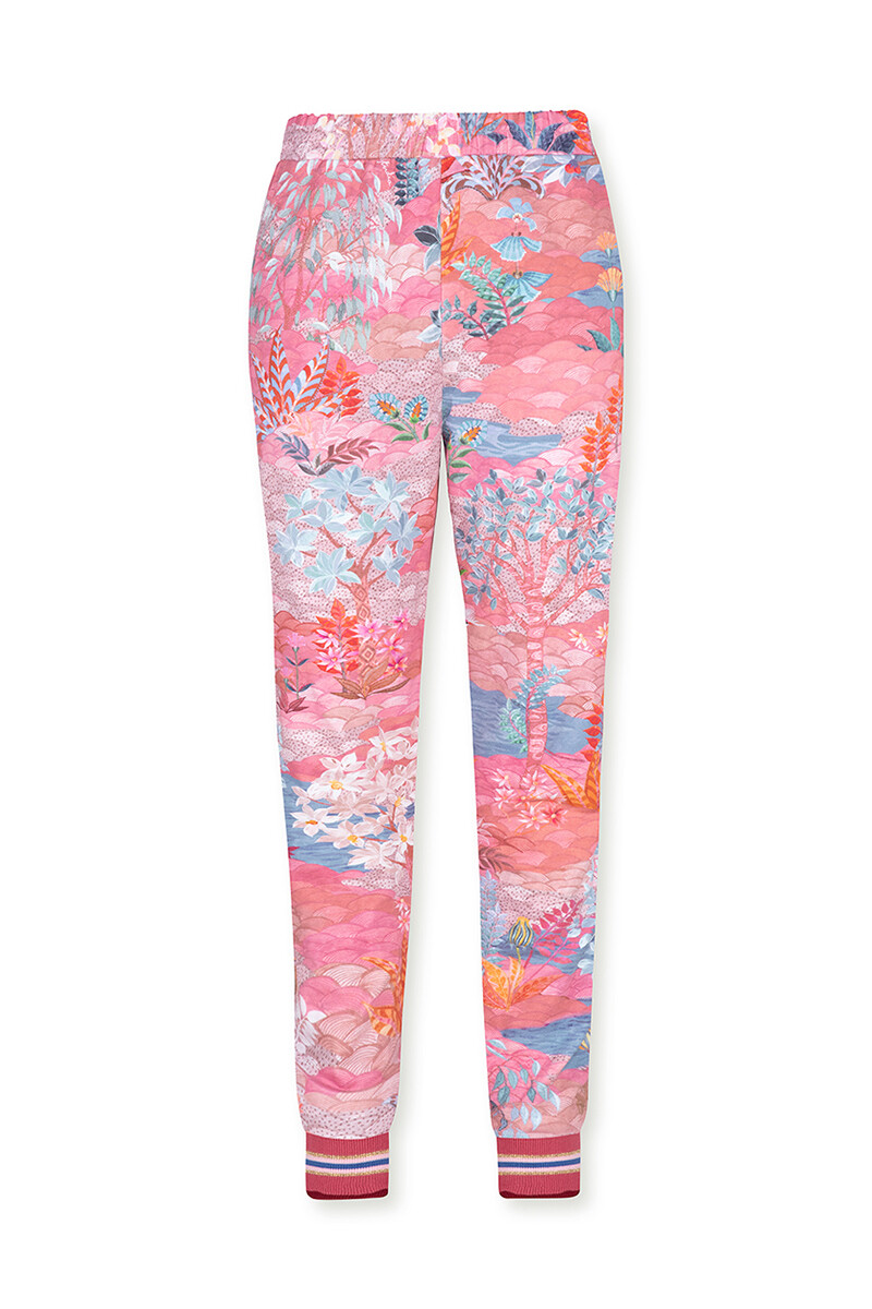 Color Relation Product Trousers Long Pip Garden Big Pink