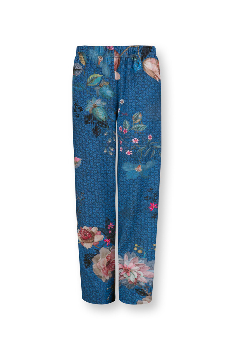 Color Relation Product Trousers Long Tokyo Bouquet Blue